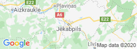 Jekabpils map